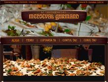 Tablet Screenshot of medievalgurmand.ro